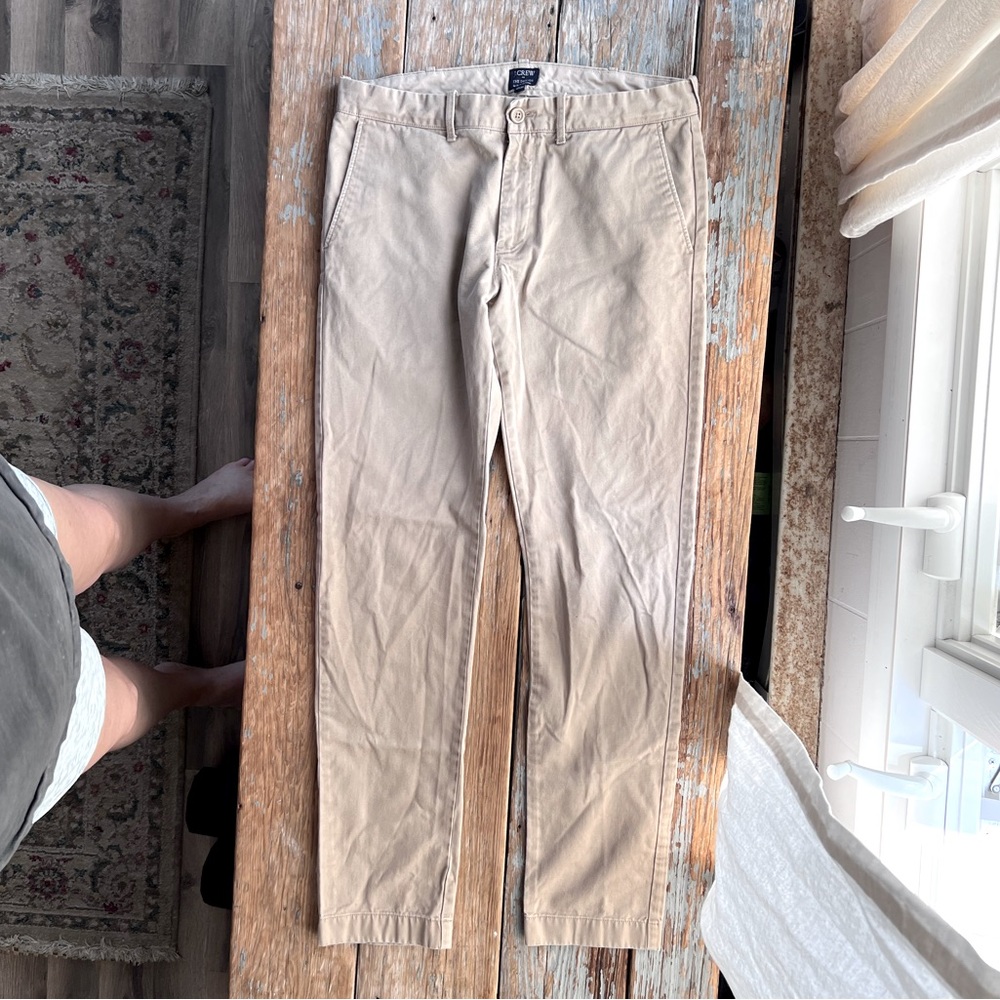 J Crew The Driggs” khakis